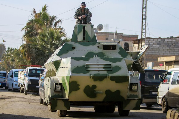 Боевые колесницы в Сирии 