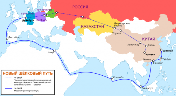 «Новый шелковый путь» пойдет в обход Украины 