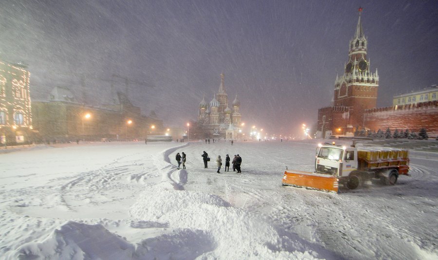 BBC: Москва легко справилась со снегом, от которого Лондон бы ждал коллапс